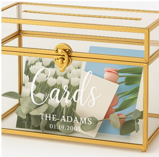 Custom Wedding Card Box