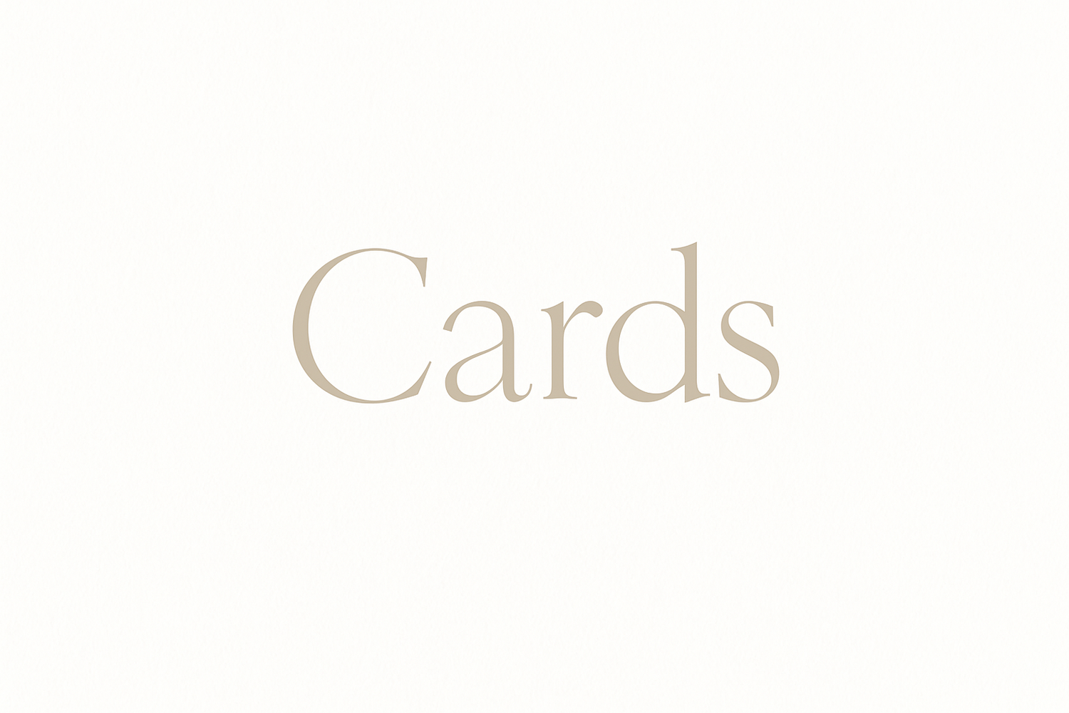 Wedding Cards