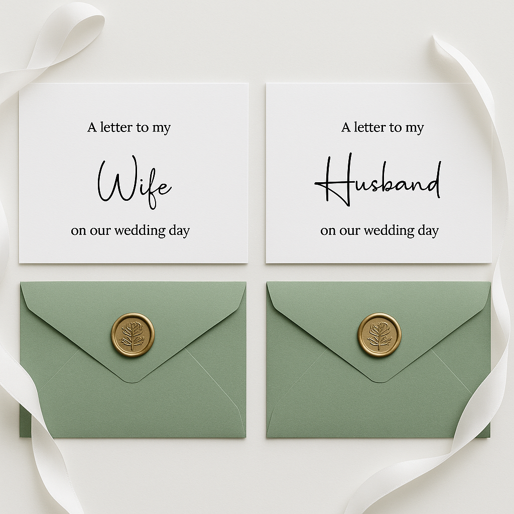 A Letter to My Husband / Wife on Our Wedding Day