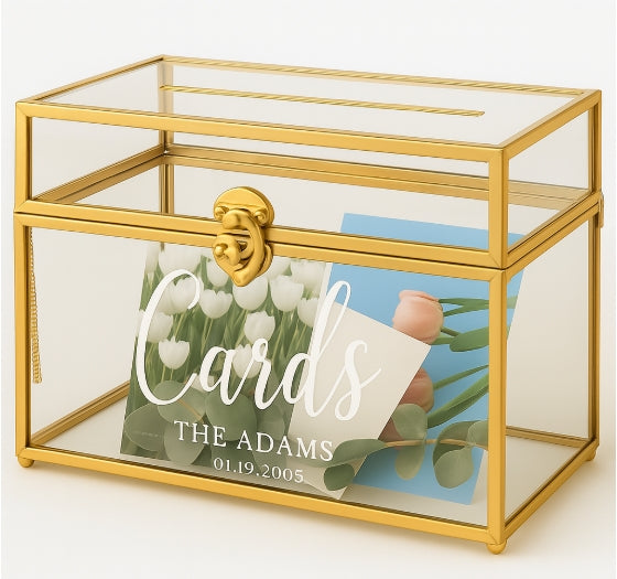 Custom Wedding Card Box
