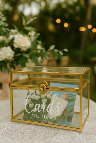Custom Wedding Card Box
