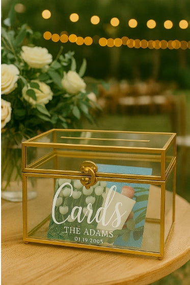Custom Wedding Card Box