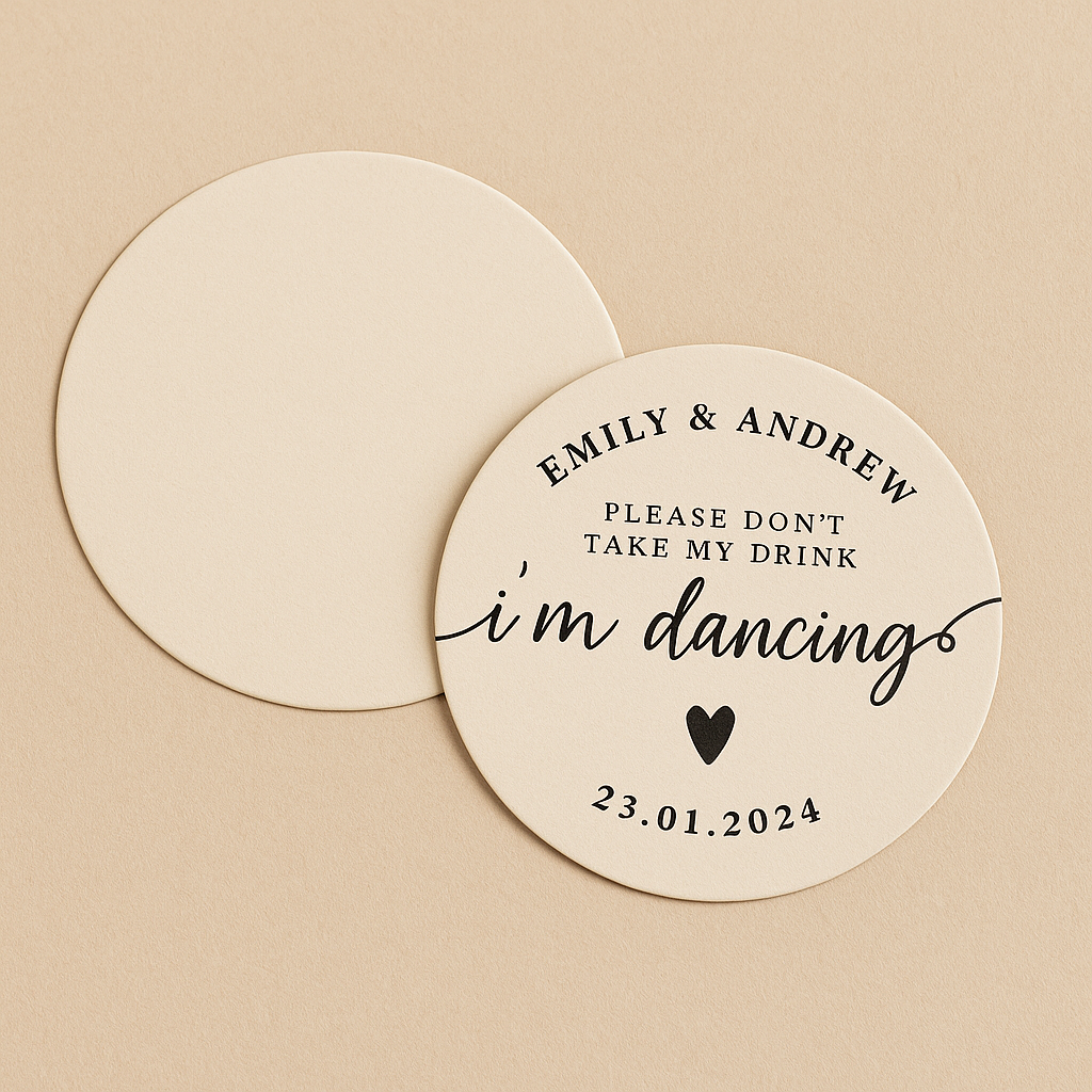 Custom Drink Covers for Dancing Events
