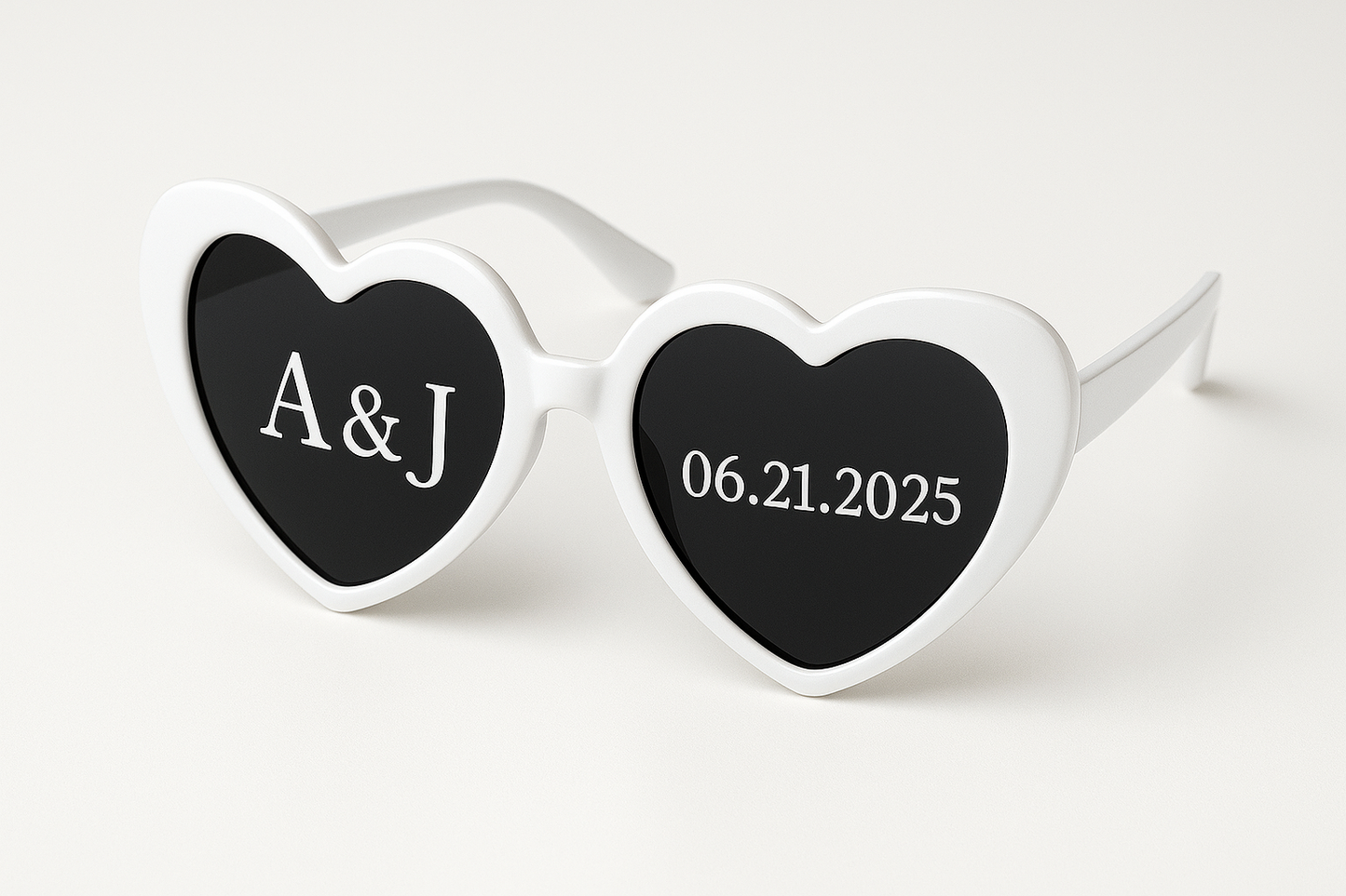 Custom Heart-Shaped Glasses